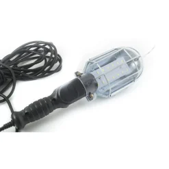 LAMPADA PORTATILE 12 LED DA LAVORO 5 MT CAVO GANCIO LAVOTO MECCANICO ELETTRAUTO