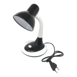 LAMPADA SNODABILE DA SCRIVANIA CON ATTACCO E27 LUCE DA TAVOLO BRACCIO FLESSIBILE