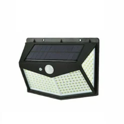 LAMPADA SOLARE FOTOVOLTAICO SENSORE LUCE 212LED ESTERNO GIARDINO FARETTO TX-9501