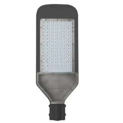 LAMPADA STRADALE LED LAMPIONE 100W IP65 NERO STAFFA LUCE FREDDA 6500K F100W-NF8
