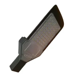 LAMPADA STRADALE LED LAMPIONE 100W IP65 NERO STAFFA LUCE FREDDA 6500K F100W-NF8