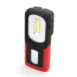 LAMPADA TORCIA LAVORO CALAMITA PORTATILE LED RICARICABILE BASE MAGNETICA GANCIO