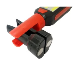 LAMPADA TORCIA LAVORO CALAMITA LED RICARICABILE MARTELLO ROMPI VETRO CINTURA USB