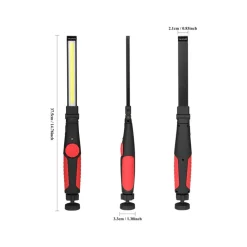 LAMPADA TORCIA LAVORO CALAMITA PORTATILE RICARICABILE SLIM REGOLABILE LED COB