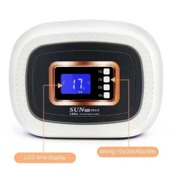 LAMPADA UNGHIE UV LED FORNETTO UNGHIE NAIL ART NAIL LAMP 108W 42 LED SUN H6 PLUS