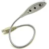 LAMPADA USB A LED LUCE NOTEBOOK NETBOOK PC SNODABILE CON SNODO FLESSIBILE 5V 3W