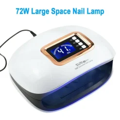 LAMPADA UV A LED PER UNGHIE FORNETTO PROFESSIONALE 72W GEL SEMIPERMANENTE SUN