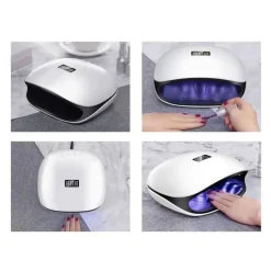 LAMPADA UV LED 68 W 36 LED FORNETTO PER RICOSTRUZIONE UNGHIE GEL SMALTO TX-8484