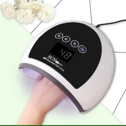 LAMPADA UV LED GEL UNGHIE PROFESSIONALE 96W FORNETTO NAIL ART COLATA SUN H2 PLUS