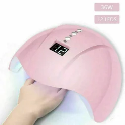LAMPADA UV LED 36W FORNETTO PER RICOSTRUZIONE UNGHIE GEL SMALTO TIMER