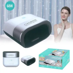 LAMPADA UV LED 68W FORNETTO PER RICOSTRUZIONE UNGHIE GEL SMALTO NAIL ART TX-8488