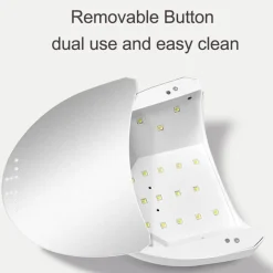 LAMPADA UV PER NAIL ART ASCIUGATURA GEL COLATA UNGHIE CON 30LED DA 48W MANICURE