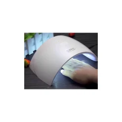 LAMPADA UV PER RICOSTRUZIONE UNGHIE 15 LED MANI PIEDI NAIL ART CON TIMER 24W