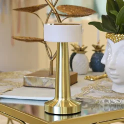 LAMPADA VINTAGE DA TAVOLO A LED RICARICABILE USB LUME LUCE CALDA PER BAR LOCALI