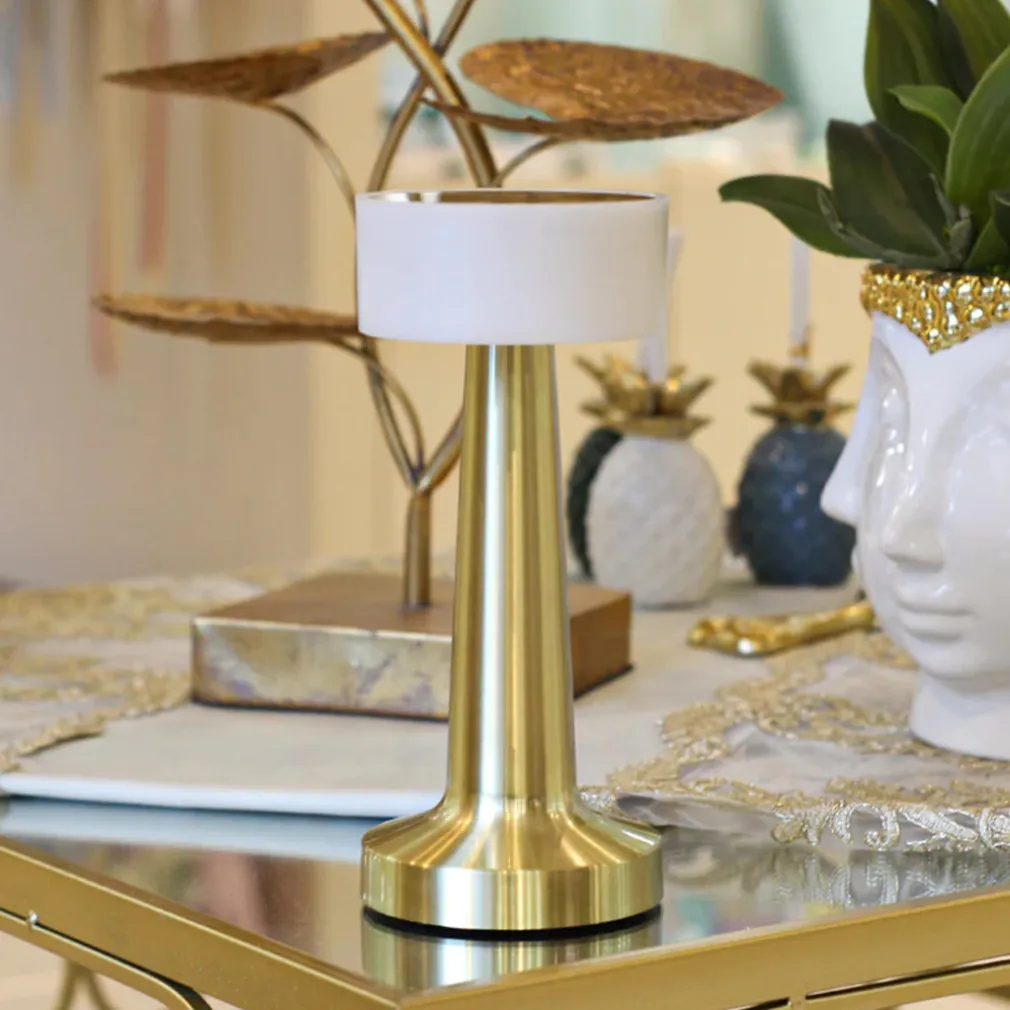 LAMPADA VINTAGE DA TAVOLO A LED RICARICABILE USB LUME LUCE CALDA PER BAR LOCALI