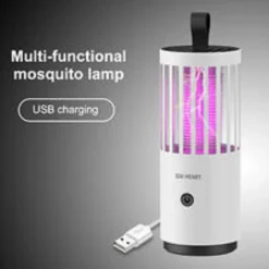 LAMPADA ZANZARE MULTIDIMENSIONALE 360​​° TRAPPOLA ONDE LUMINOSE TURBO ASPIRAZIONE