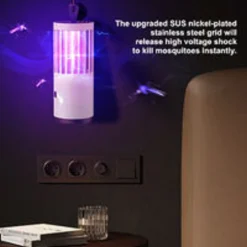 LAMPADA ZANZARE MULTIDIMENSIONALE 360​​° TRAPPOLA ONDE LUMINOSE TURBO ASPIRAZIONE