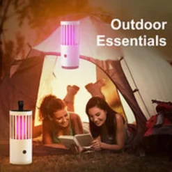 LAMPADA ZANZARE MULTIDIMENSIONALE 360​​° TRAPPOLA ONDE LUMINOSE TURBO ASPIRAZIONE