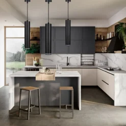 LAMPADARIO A SOSPENSIONE DA SOFFITTO FORMA CILINDRICA LAMPADA PENDENTE ATTACCO GU10 SP-01