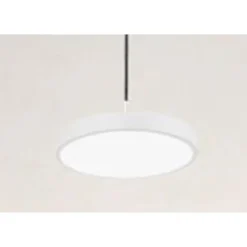 LAMPADARIO A SOSPENSIONE LED 40W BIANCO CERCHIO TONDO MODERNO MINIMAL LUCE 6500K 32880