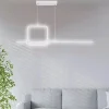 LAMPADARIO A SOSPENSIONE LED 48W DESIGN QUADRATO LINEA BIANCO IP20 LUCE 6500K 33542