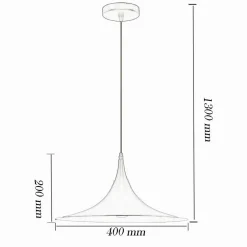 LAMPADARIO A SOSPENSIONE STILE CONTEMPORANEO IN METALLO DECORATIVO LUCE E27 B98