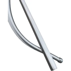 LAMPADARIO A SOSPENSIONE LED 65W ARGENTO SPIRALE ONDULATO LUCE 4000K VORTICE ORIZZONTALE 32460