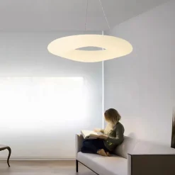 LAMPADARIO A SOSPENSIONE NORDICO PER SOGGIORNO CAMERA A FORMA DI ANELLO DECORATIVO