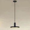 LAMPADARIO A SOSPENSIONE DESIGN MODERNO CON PARALUME IN FERRO NERO ORO E27 IP20 33757