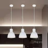 LAMPADARIO A SOSPENSIONE E27 FERRO PARALUME MODERNO CONTEMPORANEO CAMPANELLA BIANCA 33283