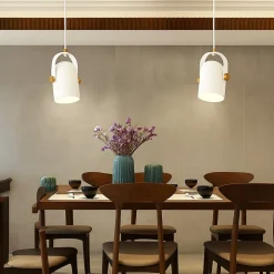 LAMPADARIO A SOSPENSIONE DA SOFFITTO DESIGN CON PARALUME ORIENTABILE ATTACCO E27 IP20 A21