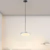 LAMPADARIO A SOSPENSIONE LED 40W ARGENTO CERCHIO TONDO MODERNO MINIMAL LUCE 4000K 32934