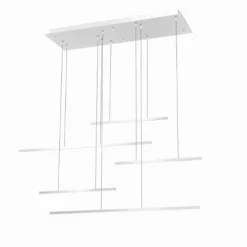 LAMPADARIO A SOSPENSIONE 38W A LED DESIGN MINIMAL 3 COLORAZIONE DI LUCE LP-43-3C