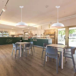 LAMPADARIO A SOSPENSIONE SOFFITTO E27 FERRO PARALUME MODERNO ELEGANTE CUPOLA B90