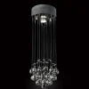 LAMPADARIO CON CRISTALLI GOCCIA DA SOFFITTO LAMPADA GU10 PENDENTE SOSPENSIONE 90620