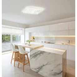 LAMPADARIO DA SOFFITTO DECORATIVO PLAFONIERA LED 75W TRE TONALITÀ DI LUCE C68-3C