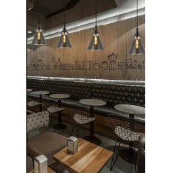 LAMPADARIO DA SOFFITTO IN VETRO LAMPADA SOSPENSIONE E27 PENDENTE A COPPA A36-04