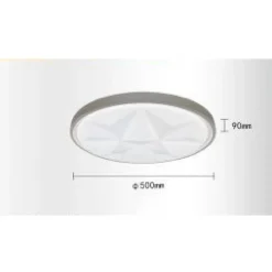 LAMPADARIO DA SOFFITTO PLAFONIERA CON 3 COLORI DI LUCE DESIGN MODERNO 60W PN093C