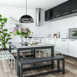 LAMPADARIO DESIGN CONTEMPORANEO PARALUME METALLO TRAFORATO SOSPENSIONE E27 A37 NERO