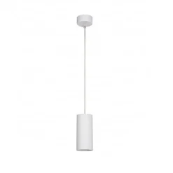 LAMPADARIO FARETTO CILINDRO PENDENTE A SOSPENSIONE ATTACCO GU10 BIANCO 15CM 99920