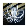 LAMPADARIO LAMPADA 8 NEON LUCE LED SOFFITTO SOSPENSIONE PENDENTE MODERNO DESIGN