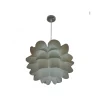 LAMPADARIO LAMPADA A SOSPENSIONE ROTONDO MODERNO EFFETTO ORIGAMI FLOREALE