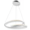 LAMPADARIO LED A SOSPENSIONE INTRECCIATO 38W BIANCO CCT COLORE LUCE SELEZIONABILE B62-B3C
