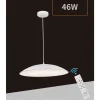 LAMPADARIO LED A SOSPENSIONE 46W 3 COLORAZIONE LUCE DIMMERABILE TELECOMANDO B81-3C