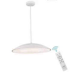 LAMPADARIO LED A SOSPENSIONE 46W 3 COLORAZIONE LUCE DIMMERABILE TELECOMANDO B81-3C