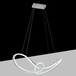 LAMPADARIO LED INTRECCIATO A FIOCCO A SOSPENSIONE 60W CCT 3 COLORAZIONE DI LUCE A59-B3C