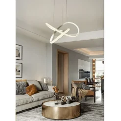 LAMPADARIO LED INTRECCIO MODERNO A SOSPENSIONE 45W LUCE 6500K 3000K 4000K LP-31B