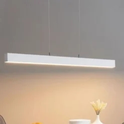 LAMPADARIO LED LINEARE A SOSPENSIONE SOFFITTO 40W MODULARE TECNOLOGIA CCT LL57-120C-3C