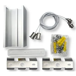 LAMPADARIO LED LINEARE A SOSPENSIONE SOFFITTO 40W MODULARE TECNOLOGIA CCT LL57-120C-3C