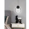 LAMPADARIO LED SOSPENSIONE 10 W MODERNO METALLO NERO LUCE 3000K 6500K 4000K LP-01